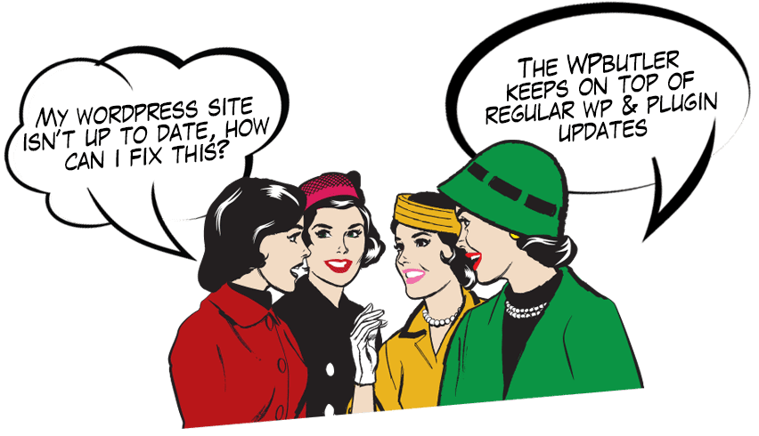 Ladies Discussing WordPress Help & Maintenance